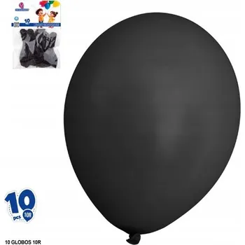 Balónek Ouda Party - Dva a půl 10palcových černých latexových balónků