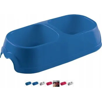 Miska pro psa Sada dvou misek na krmení Hega, plastové, 500 ml