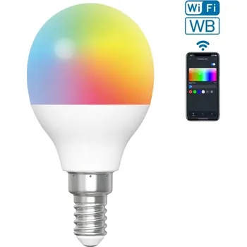 Žárovka CHYTRÁ LED ŽÁROVKA WB G45 E14 Wi-Fi 6,5W RGB + 2700K-6500K
