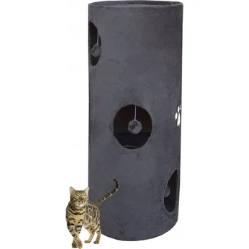 Škrabadlo/Roura/Věž pro kočky 100 cm Šedé