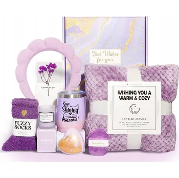 Kosmetická sada Dárková sada pro ženy s mořskou solí a svíčkou do koupele