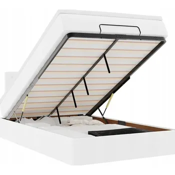 Matrace Bílá otoman s matrací 193 x 120 x 78/88 cm, taštičkové pružiny