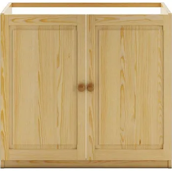 Skříňka pod dřez KW112 povrchová úprava Bezbarvý přírodní lak