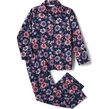 Dámské pyžamo 694729 - Tchibo - Tkané pyžamo - pro ženy - vel. 40 - barva: modrá