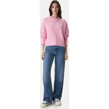 Pánská mikina Guess Jeans Mikina W6RQ04 KCPR1 Růžová Relaxed Fit L