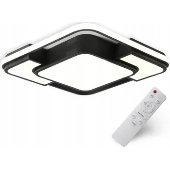 Stropní Svítidlo StandHeiz 50 x 5 cm bílý, černý