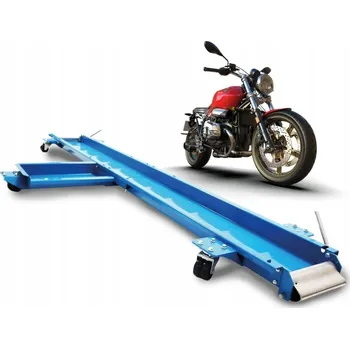 Plošinový vozík Manévrovací vozík / kolejnice pro motocykl plošina 567 kg, robustní a bezpečný