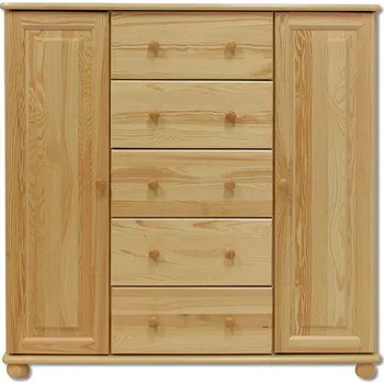 Ložnice Komoda KD125 povrchová úprava Bezbarvý přírodní lak