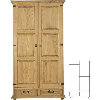 Ložnice Skříň SF731 povrchová úprava - včelí vosk Přírodní včelí vosk