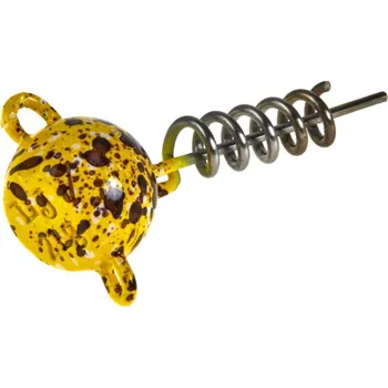 Rybářský háček Lucky John jigová hlavička BBS Wobbling Flexhead Pike yellow 21g 2ks