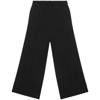 Dámské kalhoty Calvin Klein Jeans Teplákové kalhoty Glitter Aw IG0IG03097 Černá Wide Leg 16Y