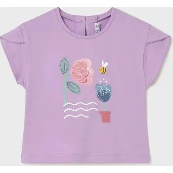 Dětské tričko Mayoral 1087.4L.Baby.PPY2 fialová 40X, vel. 98