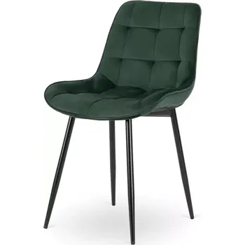Jídelní židle Jídelní židle Chris - zelená welur - SLEVA 3% s kodem radost25