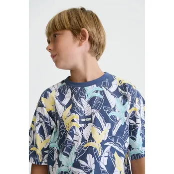 Chlapecké tričko Dětské bavlněné tričko Mayoral 6039.7G.Junior.PPY2 modrá 55X, vel. 152