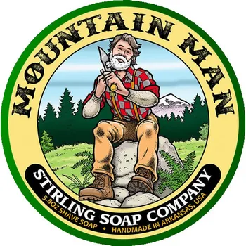 Mýdlo na holení Stirling Soap Company krém na holení Mountain Man 170 ml