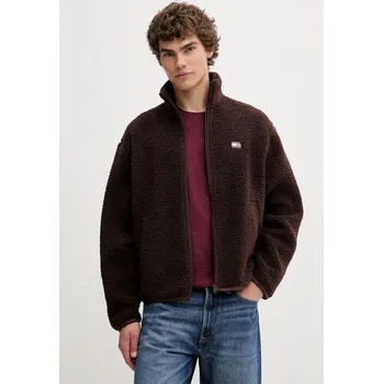 Dámská mikina Mikina Tommy Jeans DM0DM22078 hnědá 88X, vel. XL