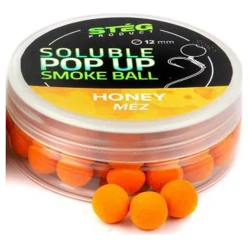 Boilies Nástrahy Stég Soluble Pop-Up Smoke Ball 12mm 25gr Honey