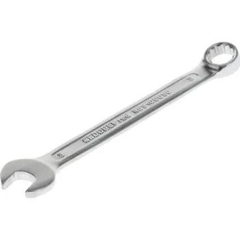 Klíč Očkový klíč GEDORE červený, SW 9 mm, matný saténový povrch, chrom-vanadová ocel, stříbrná