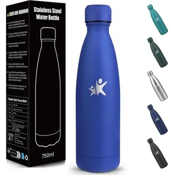 Termoska 750ml láhev na pití bez BPA, nerezová ocel 304, izolovaná láhev, dvoustěnná vakuová izolace,