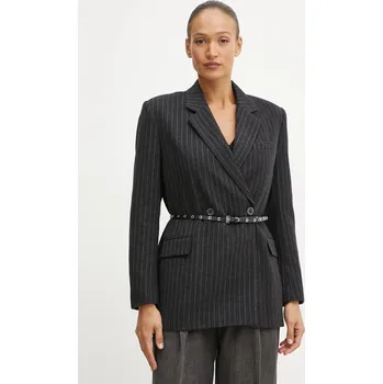 Dámské sako Vlněné sako MICHAEL Michael Kors MF4108DF2A šedá 90Y, vel. 38