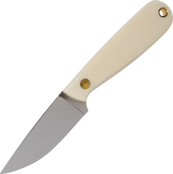 kapesní nůž Brisa Necker 70-Slonovinová micarta 12C27 Plochá pochva Necker 70 Kůže BRS-007-9808-1549