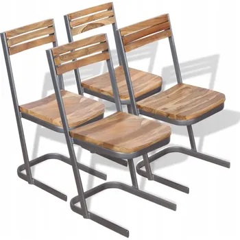 Jídelní židle Centrální vysavač VidaXL Jídelní židle z masivního teakového dřeva