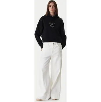 Pánská mikina Guess Jeans Mikina W6RQ00 K68I4 Černá Relaxed Fit XXL