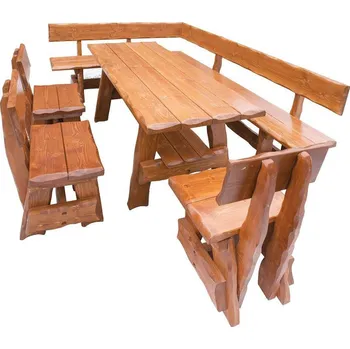 Zahrada Zahradní set BEN II povrchová úprava Lazura Teak+lak