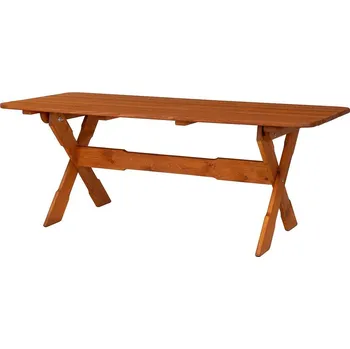 Zahradní stůl TOM povrchová úprava Lazura Teak šířka stolu 140