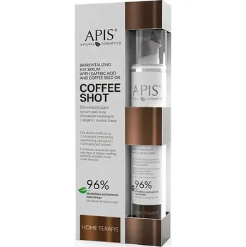 Pleťové sérum Apis Biorevitalizační sérum pod oči s kyselinou kávovou a kávovým olejem 10 ml