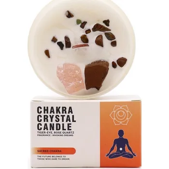 Svíčka Sójová vonná svíčka Čakra Sakrální Ancient Wisdom