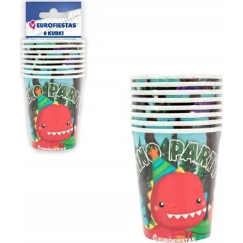 Party nádobí KELÍMKY KELÍMKY DINOSAURUS K NAROZENINÁM DINOSAURUS