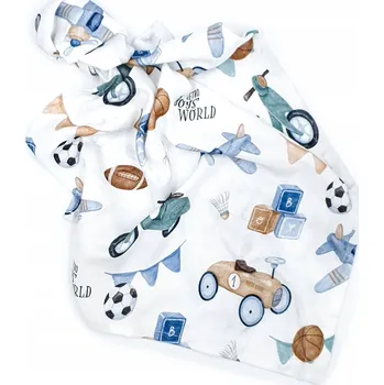 látková plena Bambusová plena Retro Boys 40x60 cm - Lepre