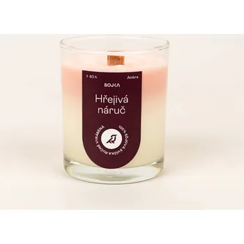 Svíčka Sójová vonná svíčka ambra Sojka 1 ks