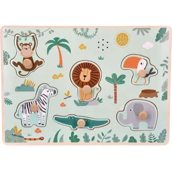Puzzle Puzzle s úchyty Zvířata Safari