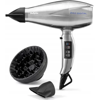 Fén Fén na vlasy Babyliss 6000E Pro Digital 2200W difuzér koncentrátor