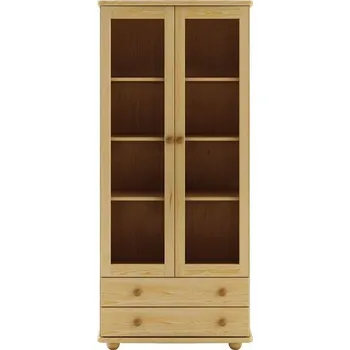 Jídelní set Vitrína KW115 povrchová úprava Moření Olše