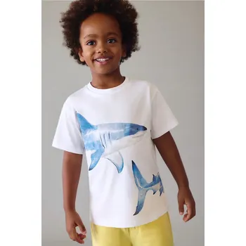 Chlapecké tričko Dětské bavlněné tričko Mayoral 3080.5J.Mini.PPY2 bílá 00X, vel. 116