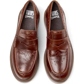 Dámské mokasíny Kožené mokasíny Camper TWS K201873.002 hnědá 88X, EUR 40