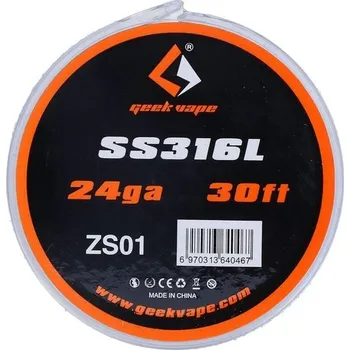 Masážní přípravek Geekvape Wickeldraht SS316L 9m 24GA