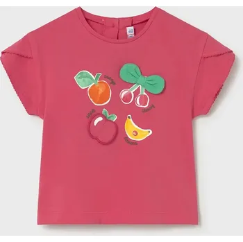 Chlapecké tričko Dětské tričko Mayoral 1087.4L.Baby.PPY2 růžová 42X, vel. 104