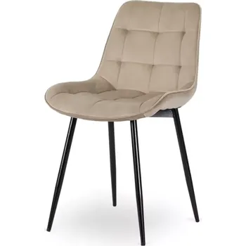 Jídelní židle Jídelní židle Chris - béžová welur - SLEVA 3% s kodem radost25