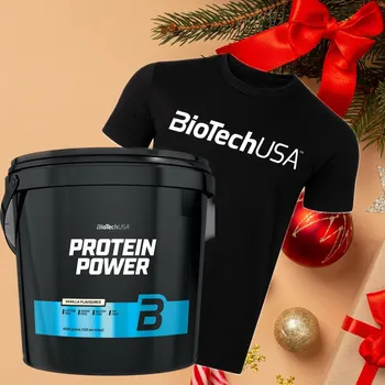 Protein AKCE BioTech Protein Power 4000 g + ZDARMA Triko