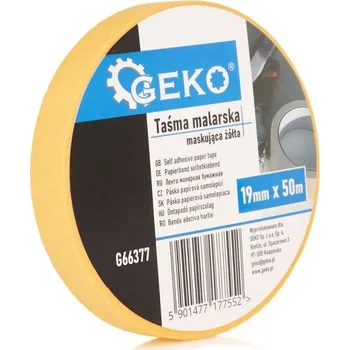 Lepicí páska GEKO G66377 Maskovací páska 50 m - (Šířka: 19 mm)
