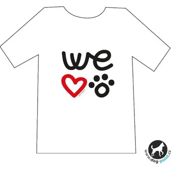 Obleček pro psa WLD Tričko, které pomáhá - bílá M We love dogs