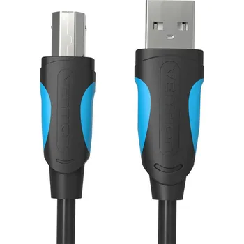 Datový kabel USB-A 2.0 kabel do tiskárny USB-B Vention VAS-A16-B200, 2 m (černý)