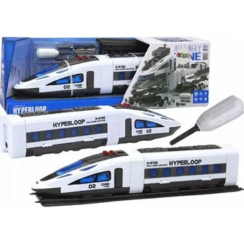 Vláček a vláčkodráha Vláček na šroubování se šroubovákem, dráha, světla a zvuky