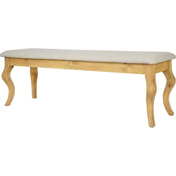 Jídelní set Lavice NR706 povrchová úprava - včelí vosk Bílá patina včelí vosk