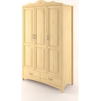 Šatní skříň Šatní skříň Castello Borovice povrchová úprava so -drew Medová Olše