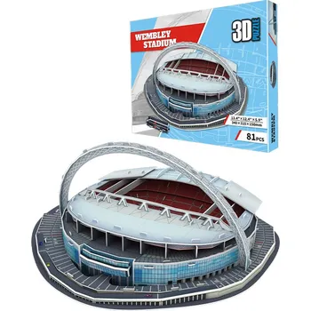 Puzzle Fotbalový stadion - WEMBLEY - Puzzle 3D 81 dílků